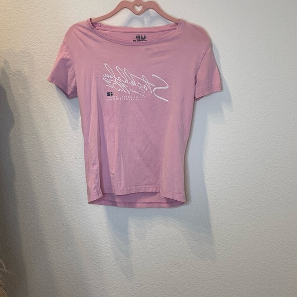 Swedish Light Pink Graphic Crop Tee - Picture 2 of 3